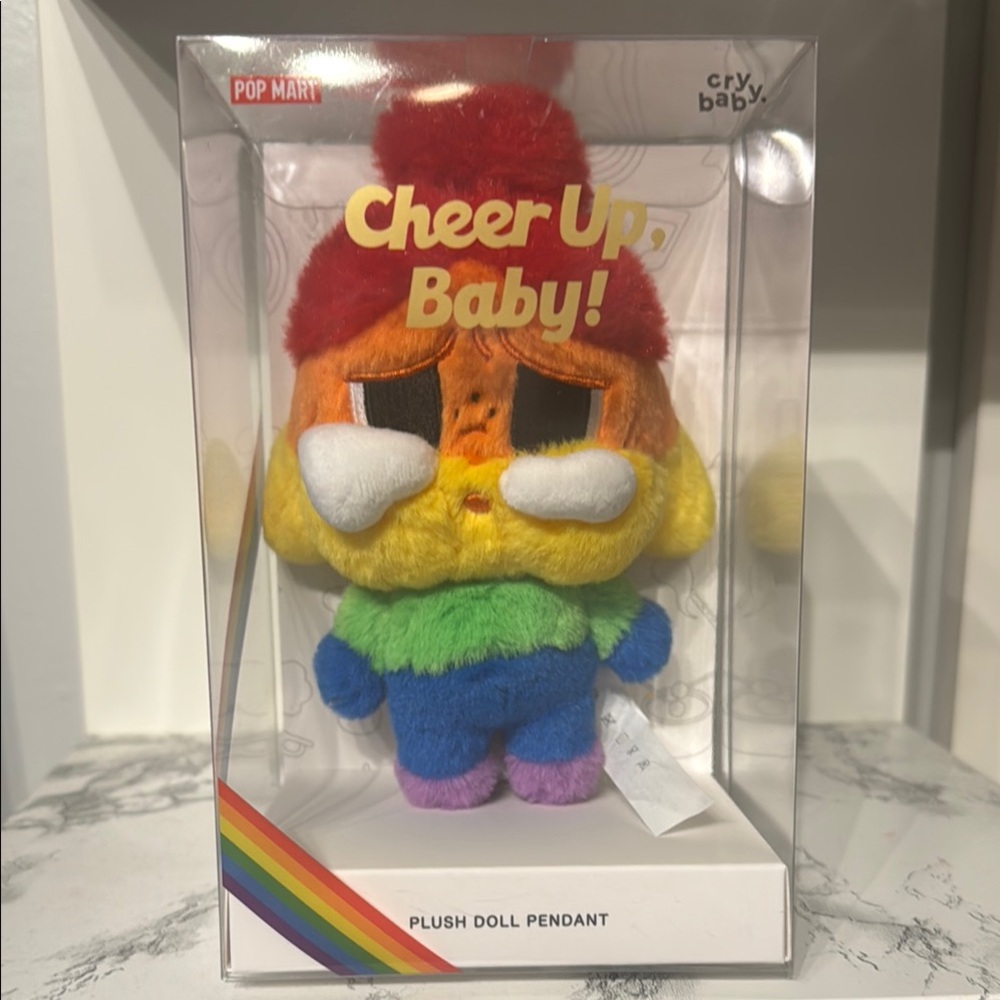 Red and Orange Cheer Up Baby Plush Doll